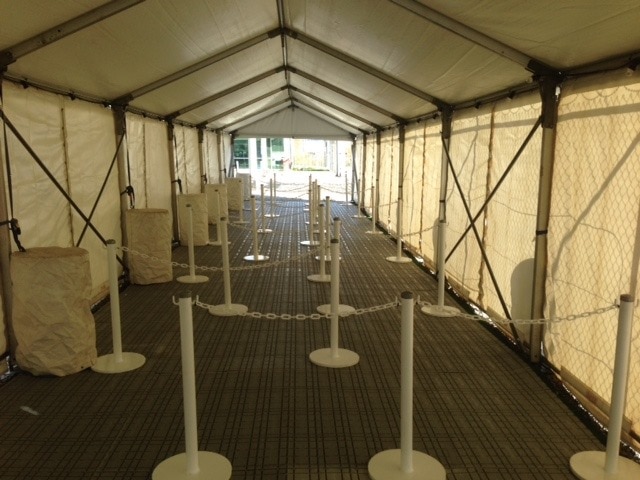 Covid 19 testing marquees